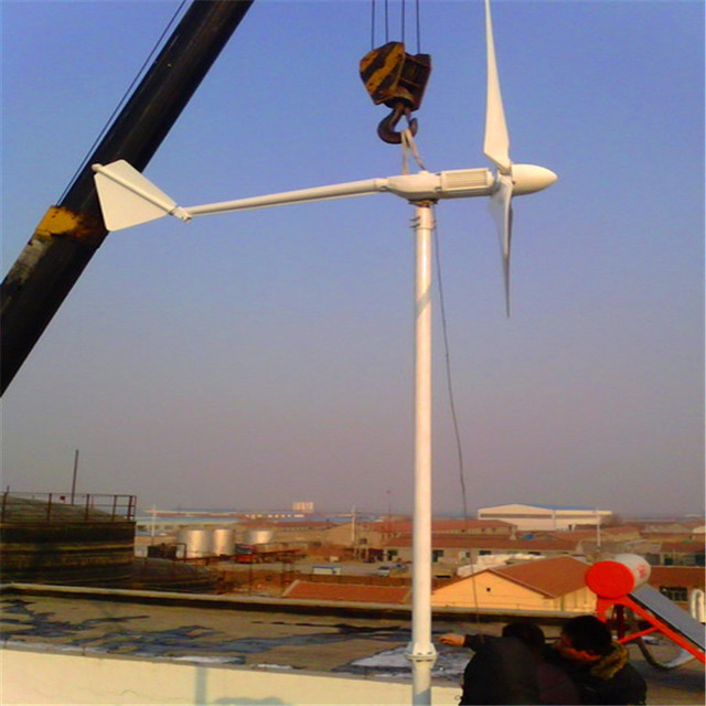 20KW风力发电机厂家 水平轴风力发电机厂家图片轻质安全环保