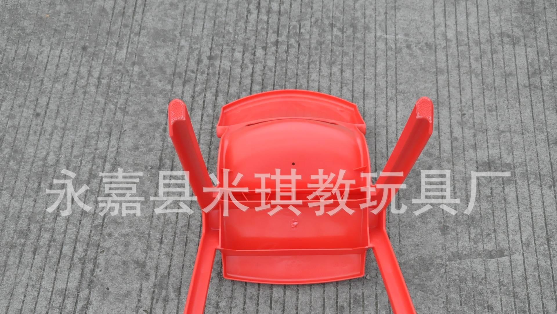 厂家直销园豪华塑料椅子 靠背椅 进口PE料 学生椅 成人椅批发示例图7