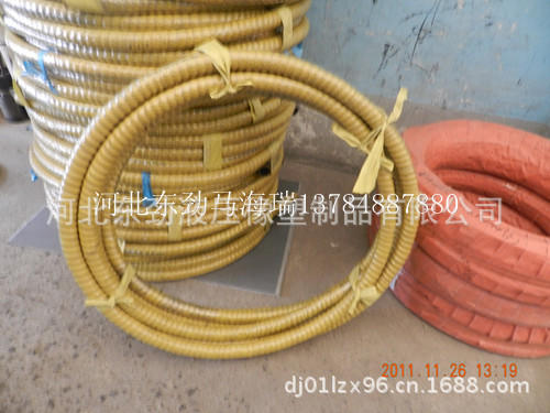 厂家批发 河北钢丝胶管 塑料钢丝 螺旋钢丝胶管示例图7