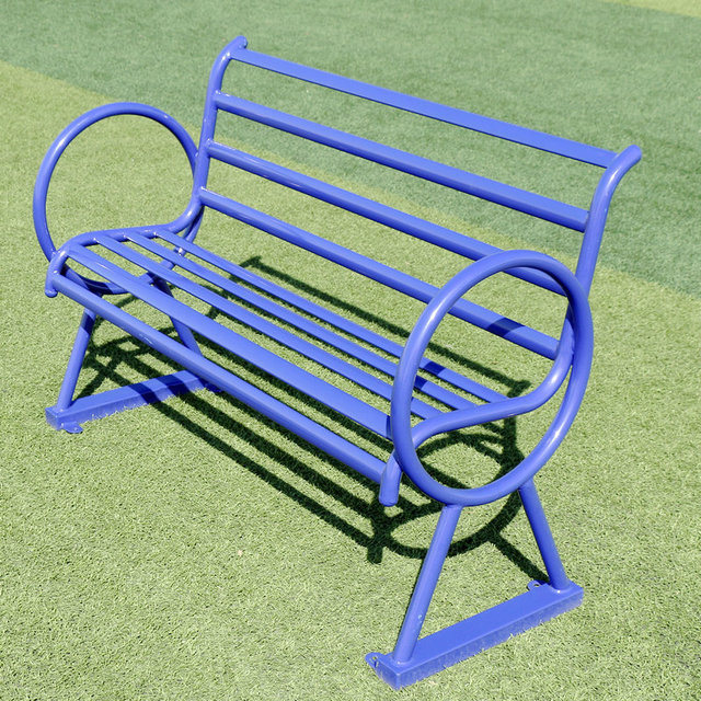 户外室外健身器材公园小区广场学校健身路径户外休闲座椅铁艺椅通奥TA-111图片