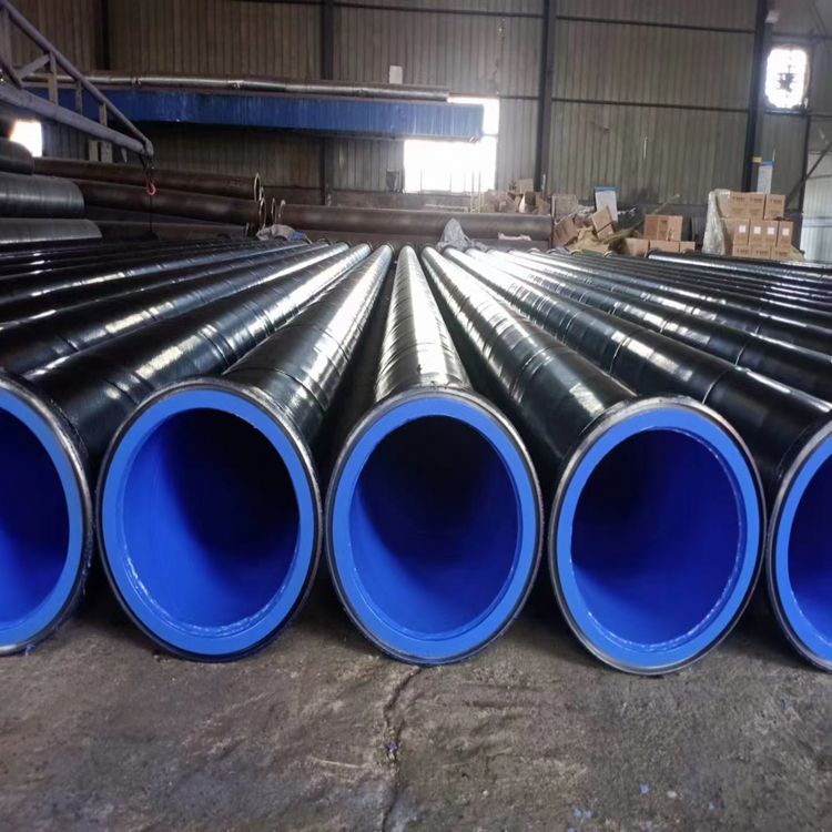 污水处理用涂塑钢管给排水钢管生产厂家 宏科华 污水处理螺旋钢管