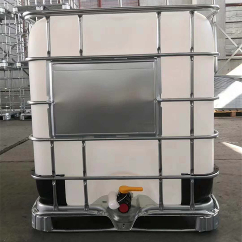 厂家供应 江苏地区 带铁框架叉车桶1000升容量 卡谱尔IBC吨桶