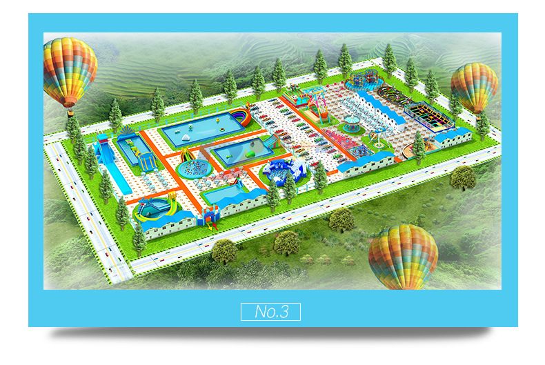 可拆装泳池大型钢架pvc游泳池支架游泳池移动水上乐园示例图20