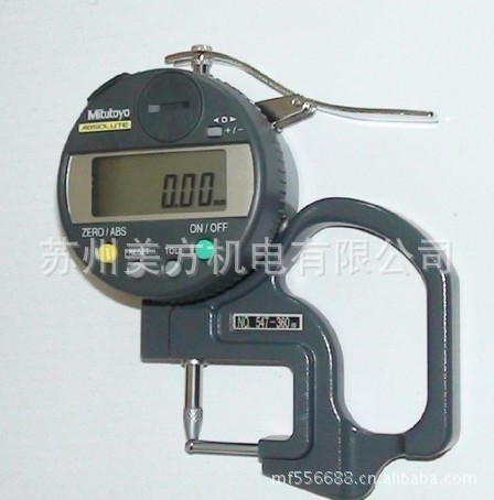 日本三丰Mitutoyo 547-315(0-10mm)公制数显测厚仪厚度表示例图5