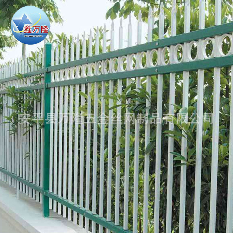 铁艺锌钢护栏围墙栏杆 防锈围墙锌钢铁艺护栏 锌钢护栏示例图11