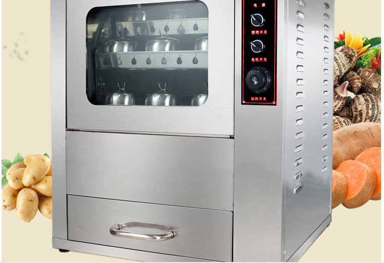 浩博全自动烤梨机 商用烤地瓜机烤雪梨机 新型多功能烤箱示例图4