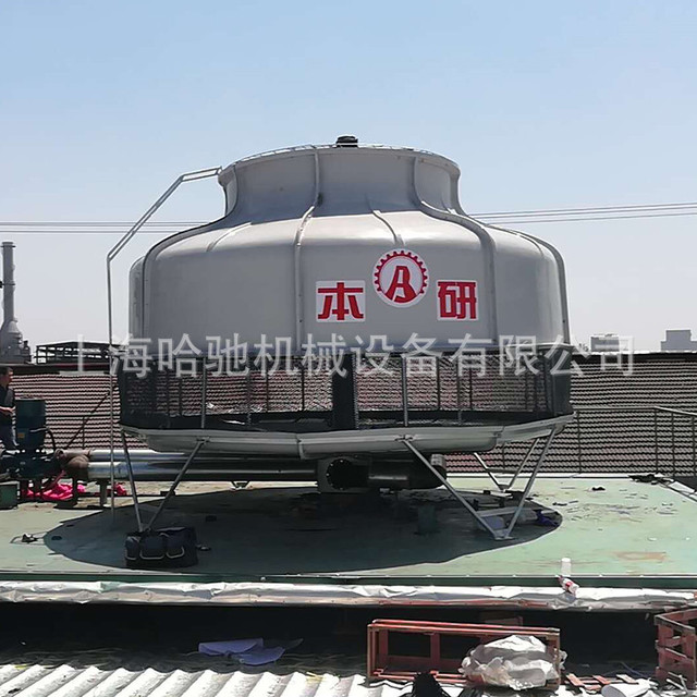 上海冷却塔 厂家直销 玻璃钢圆形逆流冷却水塔 注塑机专用 10T凉水塔