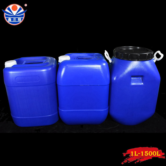方形25kg蓝色大口化工桶，堆码25kg加厚化工桶，25l耐酸碱化工桶