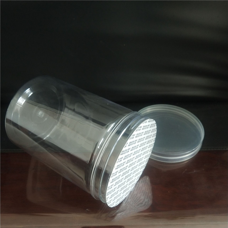 PET透明塑料罐厂家 透明食品罐 坚果塑料罐  蜜饯炒货果干饼干花茶罐图片