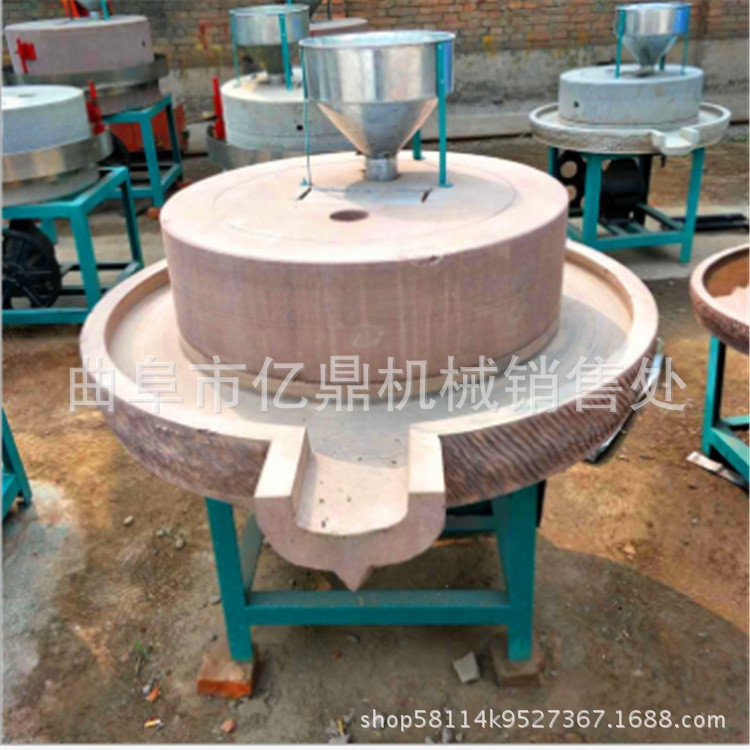 小型电动石磨机厂家  早餐豆汁石磨磨浆机哪里卖示例图5