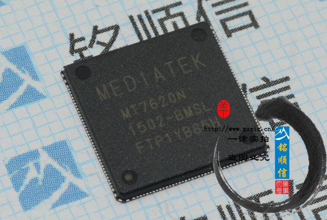 实物拍摄MT7620N  MT7620 原装无线路由器主控芯片