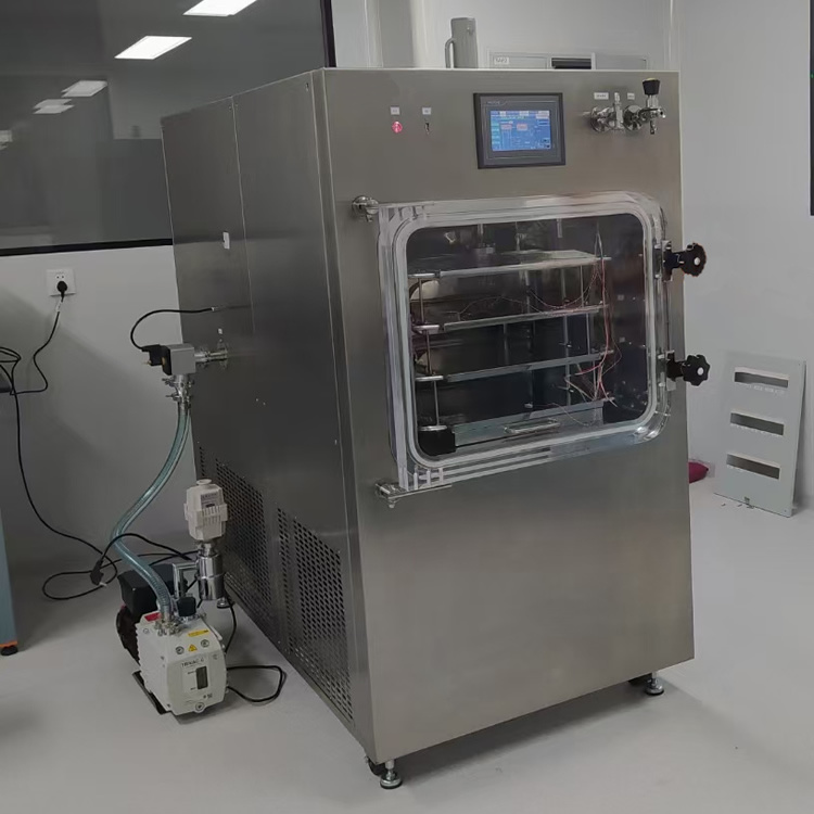 试剂冷冻干燥机价格 一平方冷冻干燥机 LGJ-100F压盖真空冻干机 信陵示例图3
