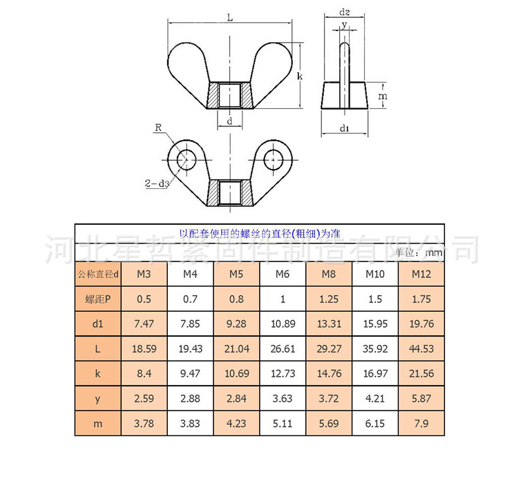 专业生产定制 蝶形螺母 锌合金碟母 蝴蝶型螺母 家具螺母示例图5