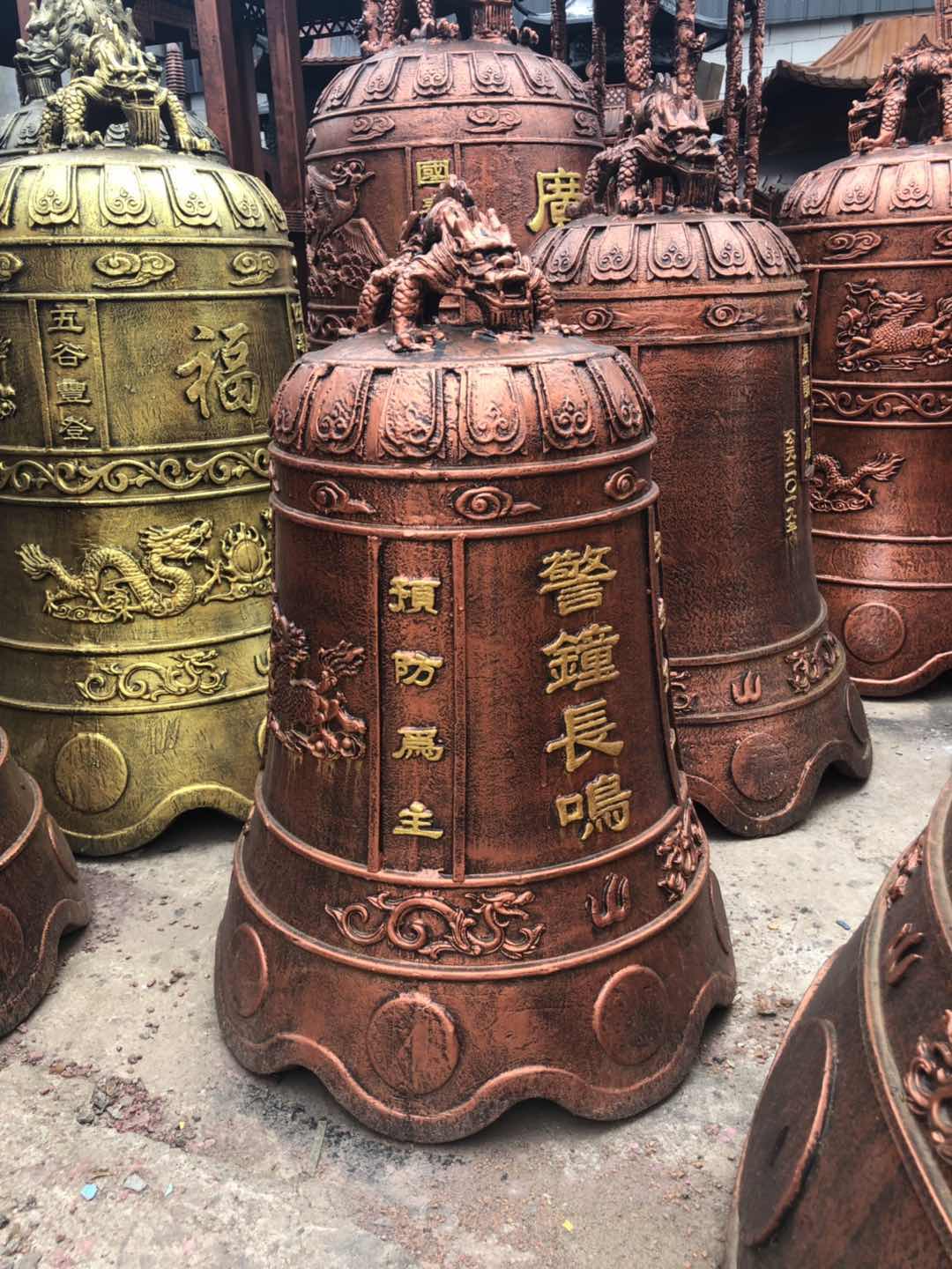 铁钟，温州慈宏法器生产铸造幽冥铁钟，寺庙铁钟，铸铁铁钟