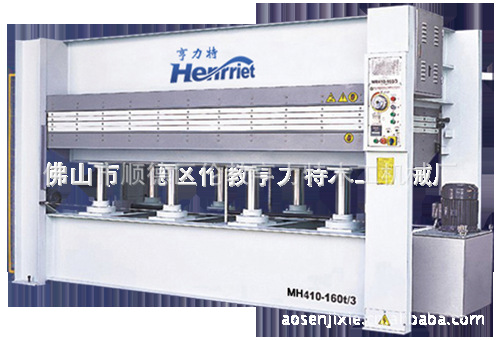 佛山亨力特厂家供应三层4.5米蜂窝板热压机，3米胶合板压机，4.5米泡沫板压机