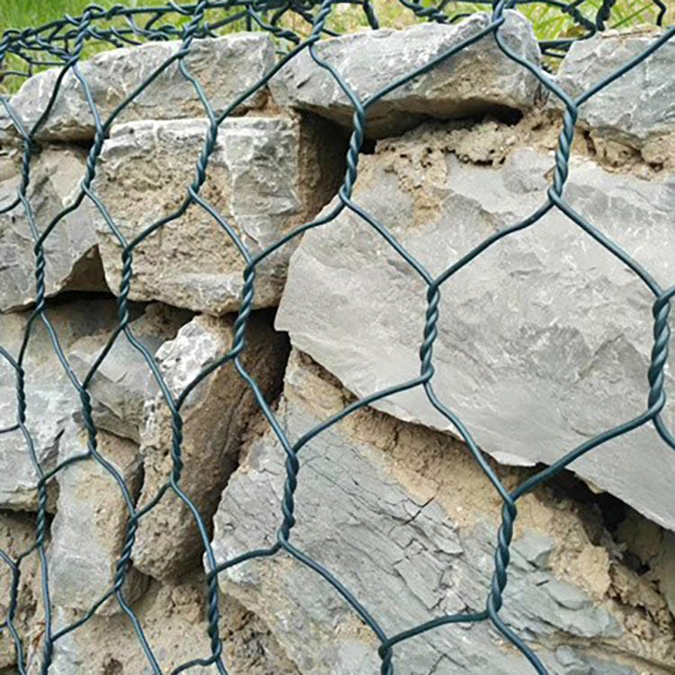 钢丝石笼网 拧边石笼网 昌邦 包塑边坡景观石笼网 价格实惠