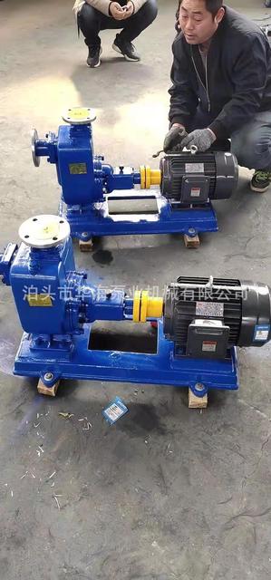 泊头市华海泵业厂家直销80ZW80-35自吸式离心泵 悬臂式结构离心泵 污水离心水泵