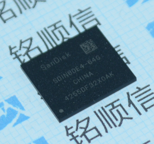 SDIN8DE4-64G闪存存储器芯片BGA出售原装深圳现货欢迎查询
