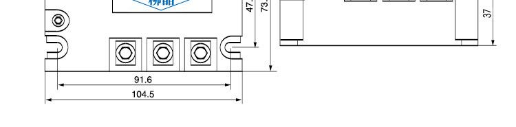 JGX-3D3840 SSR-3 40DA  MGR-3 40DA 三相固态继电器40a示例图13