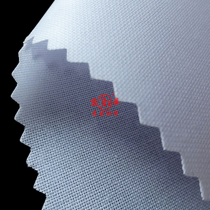 服装辅料生产各类精品衬布黑白两色胶点均匀无有纺软硬粘合衬布示例图15