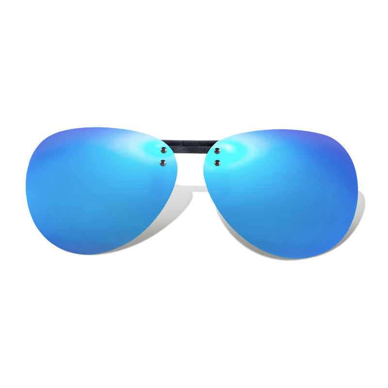 厂家批发偏光近视墨镜夹片太阳眼镜3026一件代发新款男女士蛤蟆镜图片