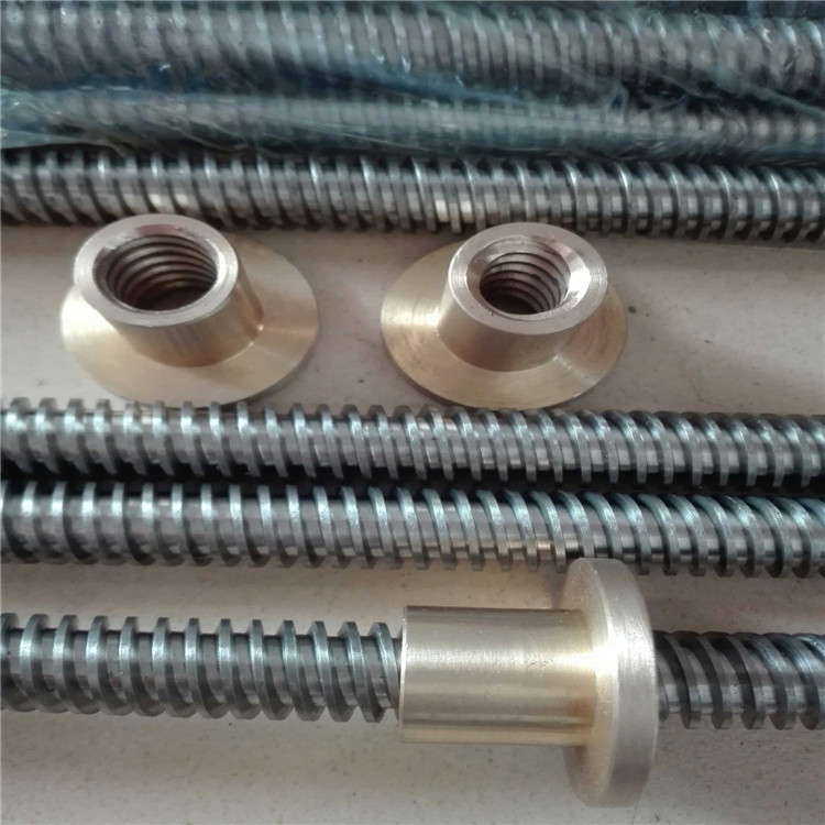 TR70*10梯形丝杆304不锈钢可以定做自锁螺母铁螺柱铁丝扣铁螺母示例图18
