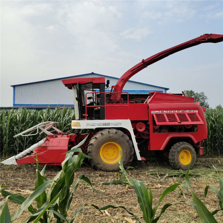 厂家批发供应 秸秆青储机玉米收割机 多种型号皇竹草收割机 龙翔示例图25
