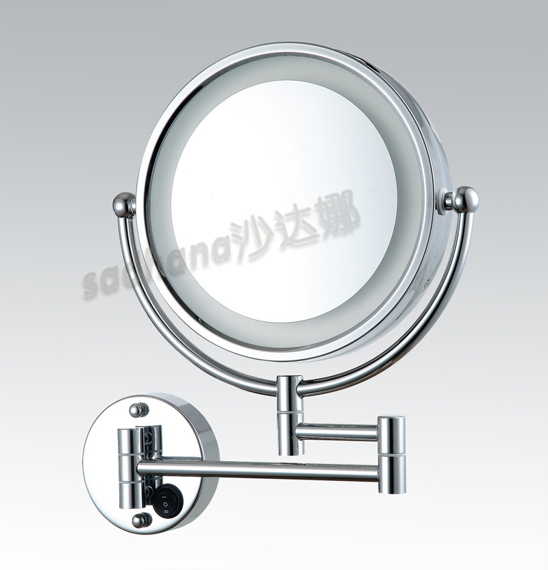 跨境专供 壁挂式化妆镜 ebay 金属银镜 沙达娜壁挂镜 创意款示例图6