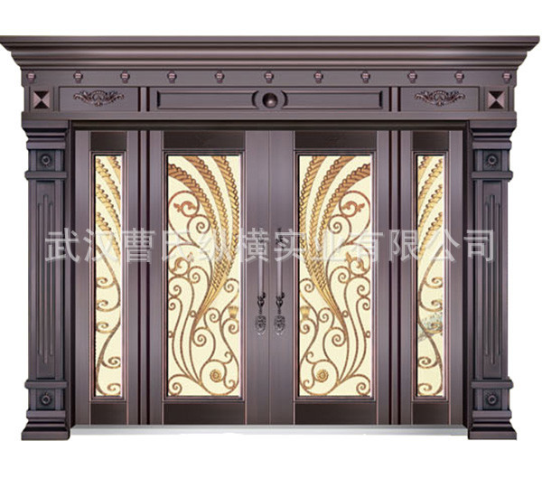 供应上海地区不锈钢铜门上海铜门价格上海不锈钢门价格别墅铜门示例图7