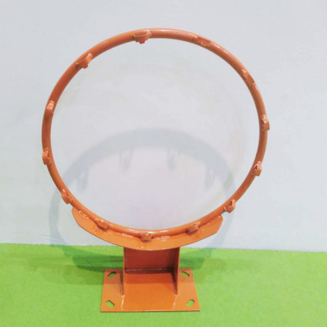 专用篮球框实心篮圈 壁挂式弹簧篮框 成人篮板篮筐加工定制图片