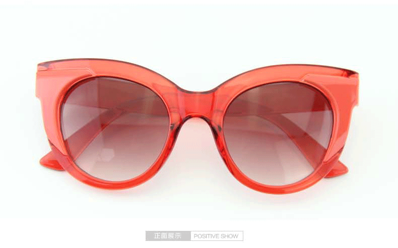 明星同款2015新款修脸女士太阳镜 超大框横条太阳眼镜 墨镜 5591示例图19