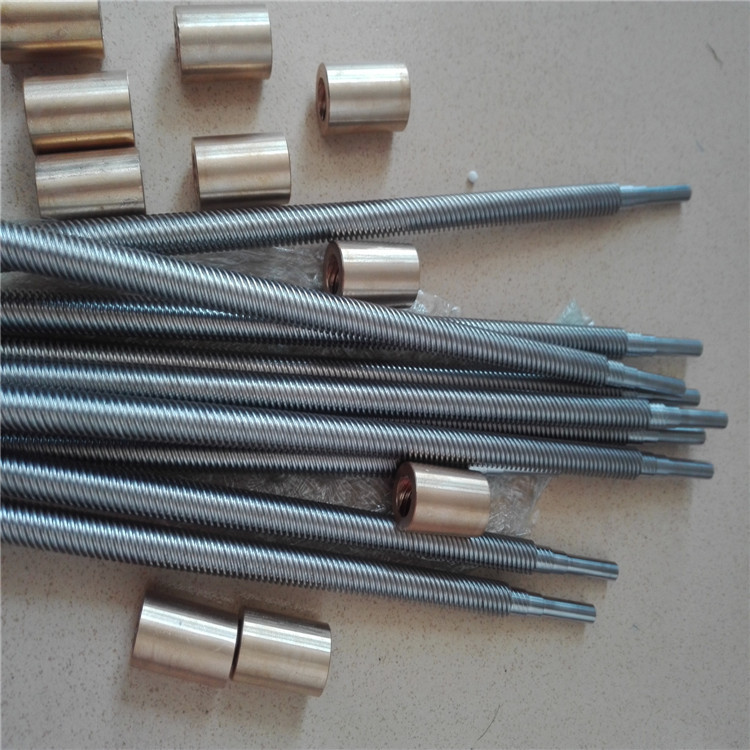厂家直销梯形丝杆 TR38*6配铜螺母  铁螺母 锁紧螺母  t型丝杠杆示例图20