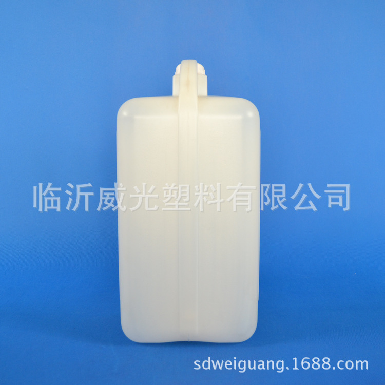 WG15L-1【厂家直销】HDPE15公斤白色民用塑料包装桶方形塑料桶示例图4