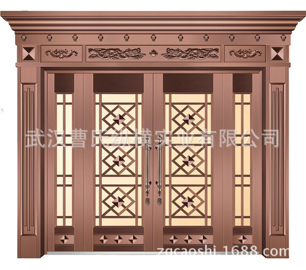供应上海地区不锈钢铜门上海铜门价格上海不锈钢门价格别墅铜门示例图1