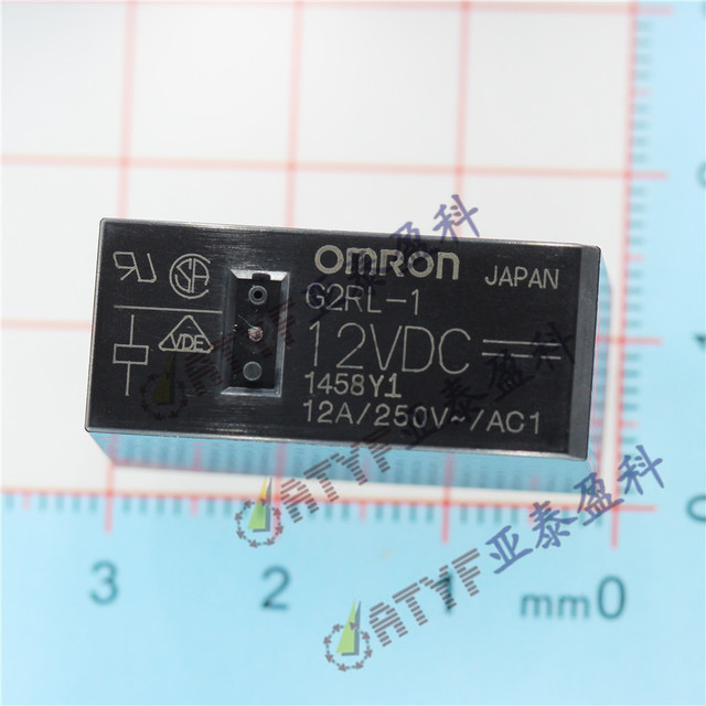 G2RL-1-24VDC DC12V 12A G2RL-1-5 功率继电器5脚OMRON