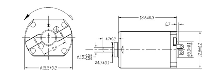 供应030微电机030直流马达、小型直流减速电机、微型电动机示例图2