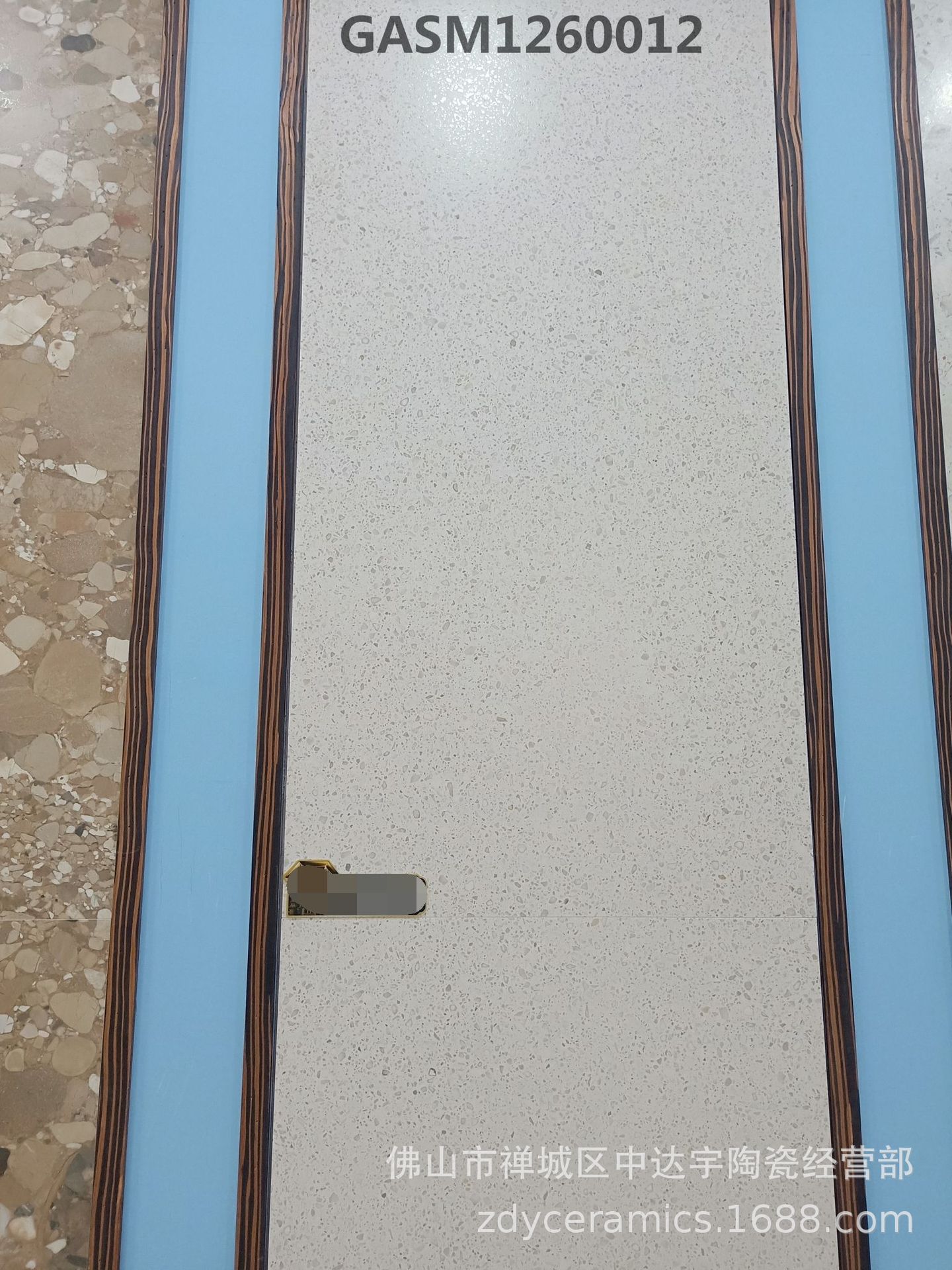 PD仿古砖大规格哑光面600X1200现代水磨石瓷砖防滑厨房浴室地面砖示例图9