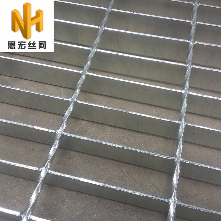 供应热镀锌踏步钢格栅盖板 厂家直销楼梯镀锌钢格水沟盖板示例图21