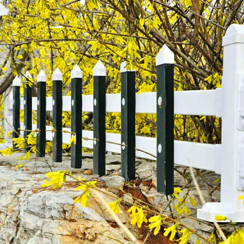 花园围栏草坪欧式护栏佳星pvc木塑护栏pvc围挡护栏图片