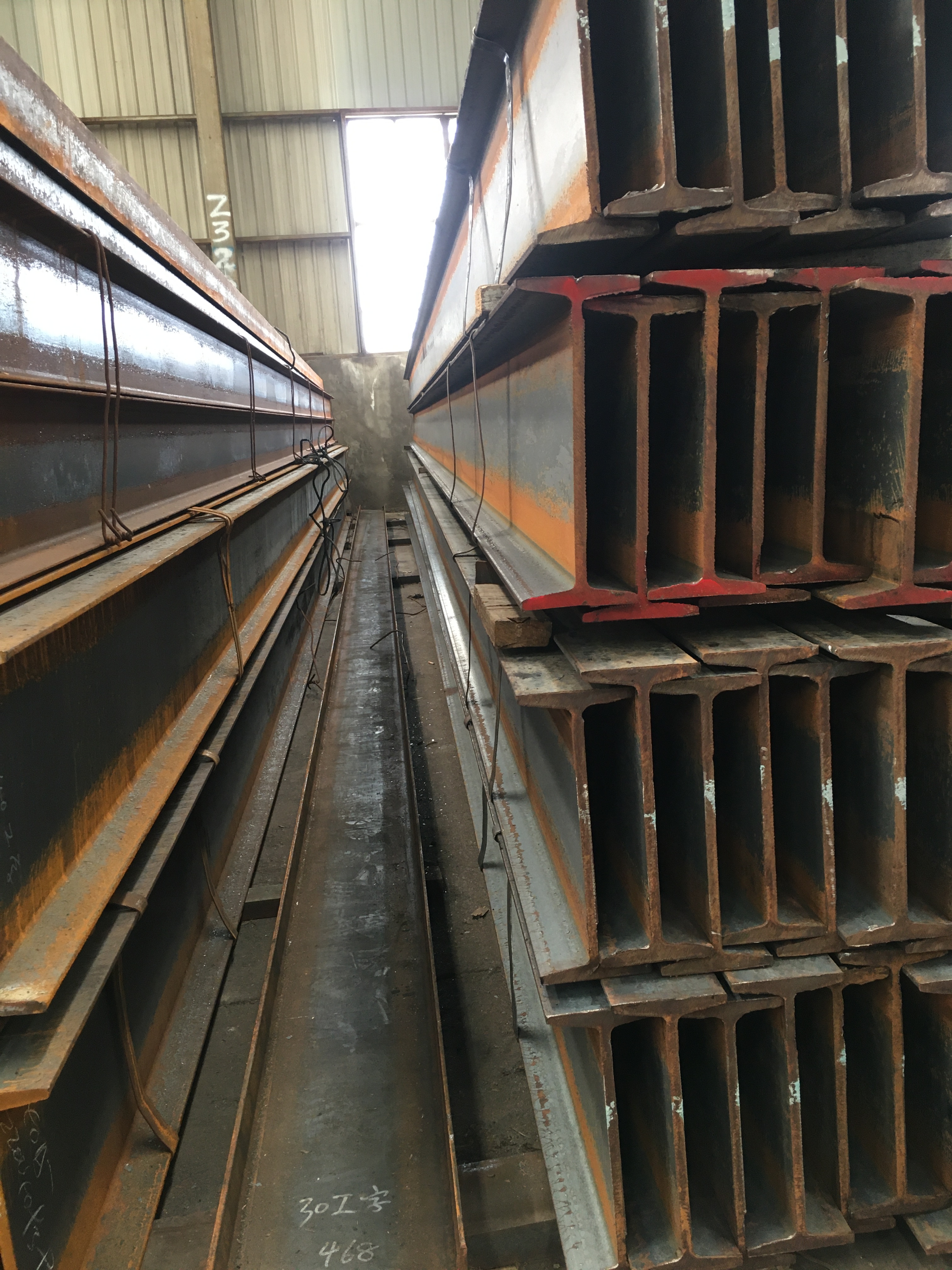 上海批发 立柱钢梁工字钢 送货到厂