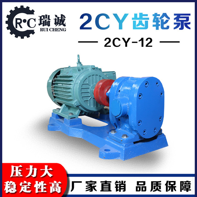 欢迎来电咨询 2CY-12大流量型高压齿轮油泵  瑞诚现货供应 来电选购从速电动齿轮增压泵 批发