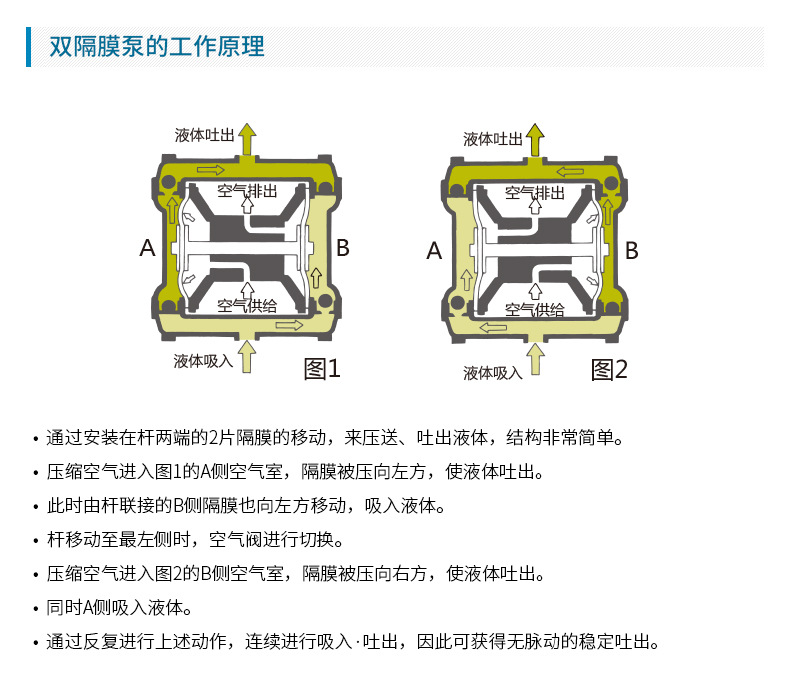 日本岩田双隔膜泵 DDP-90E喷漆气动泵小型隔膜泵油泵气动双隔膜泵示例图6