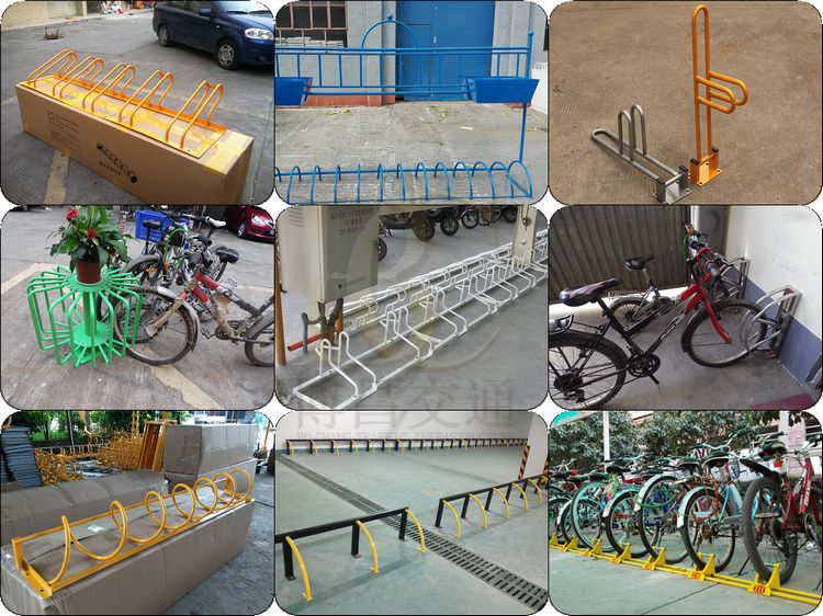 单车螺旋式自行车停车架厂家批量生产可按要求定制共享单车停放架示例图15