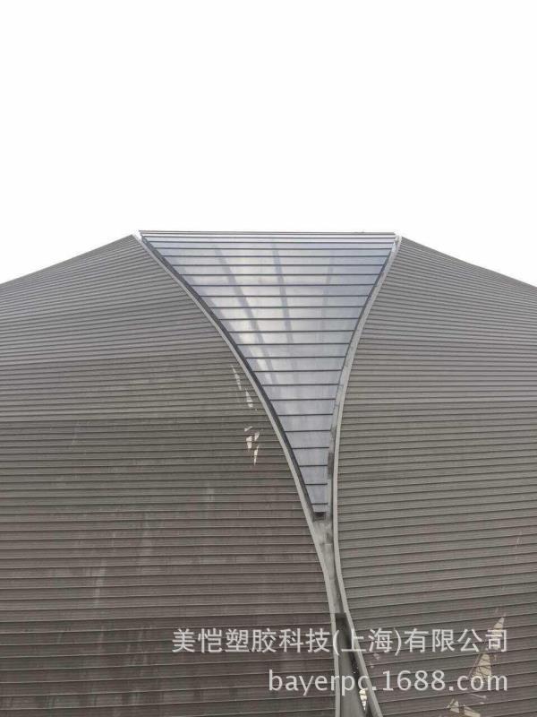 上海地区二层中空阳光板厂家透明10mm耐力板锁扣板车棚雨棚配件示例图123