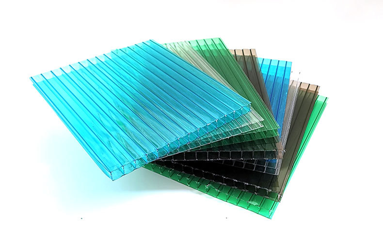 PC中空阳光板透明屋顶雨棚板温室大棚聚碳酸酯采光板蜂窝阳光板示例图4