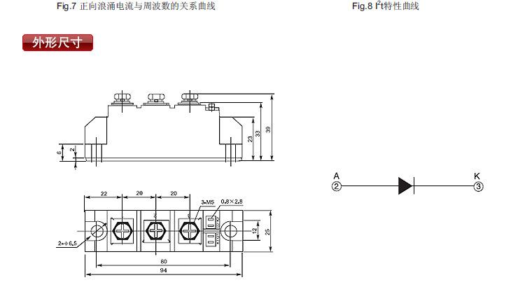 逆变器 防反二极管 MD70A400V 汇流箱防反 太阳能电池组件防反示例图24