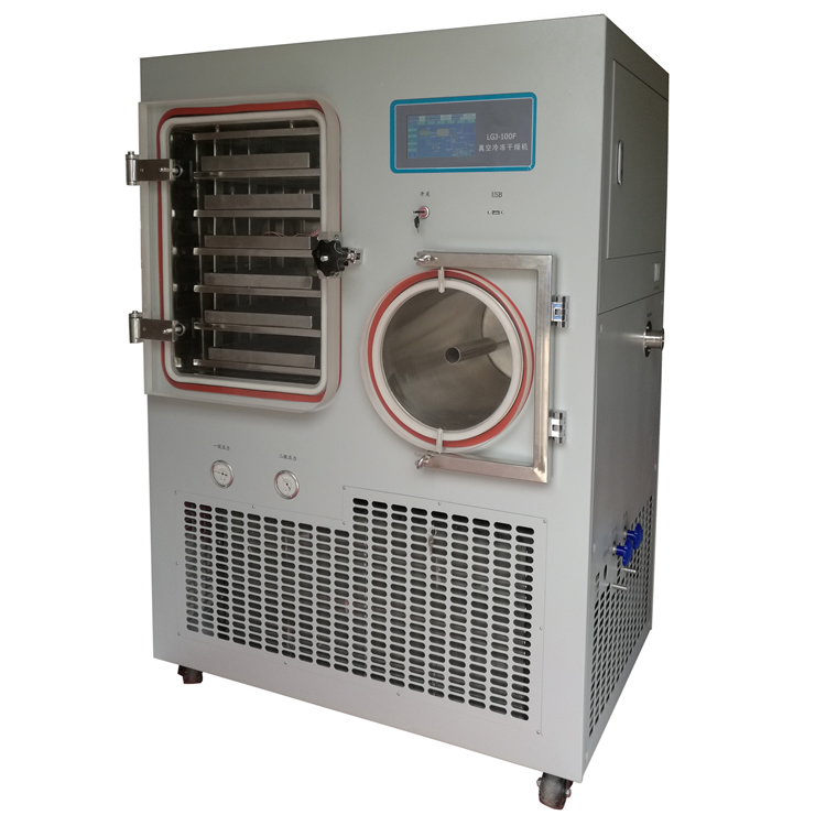 0.4平方生物制品真空冷凍干燥機LGJ-30F 中型硅油加熱冷凍干燥機 信陵儀器示例圖2