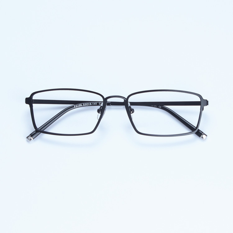 厂家批发超轻钛架舒适近视眼镜框 男女士方形眼镜架平光镜AS3105