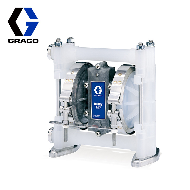 美国固瑞克GRACO husky307双隔膜泵D32911聚丙烯材质油漆涂料泵