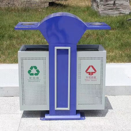 脚踏分类垃圾箱 不锈钢材质 耐腐蚀 垃圾站 型号jhy-11 津环亚牌